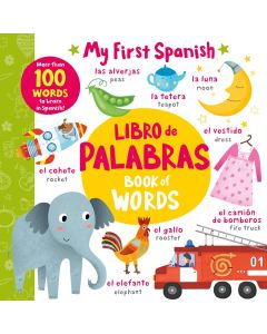 My First Spanish: Book of Words / Libro de Palabras: More than 100 Words to Learn in Spanish! (Bilingual, Spanish/English)